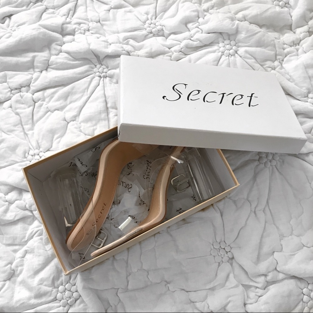 (Brand New!) Clear Heels